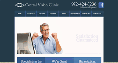 Desktop Screenshot of centralvisionclinic.com